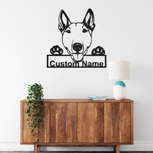 Plaque Chien Bull Terrier